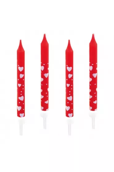 Świeczki Love 7,5 cm 10 szt.