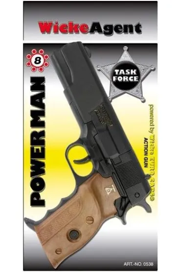 Pistolet na spłonkę Powerman 8 strzałów