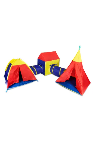 Zestaw namiotów dla dzieci 5w1 domek + tunele