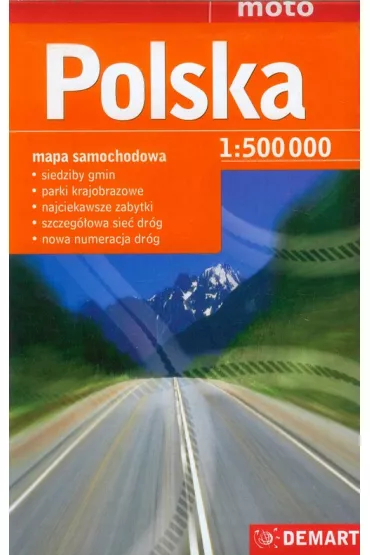 Mapa sam. POLSKA 1:500 000 DEMART