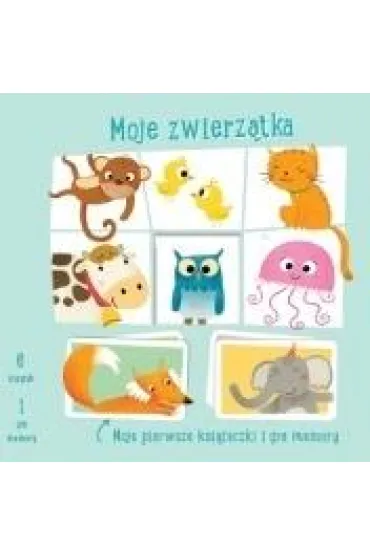 Moje pierwsze książeczki i memory - Zwierzątka