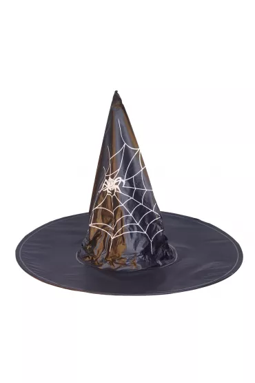 Kapelusz karnawałowy materiałowy Czarownica