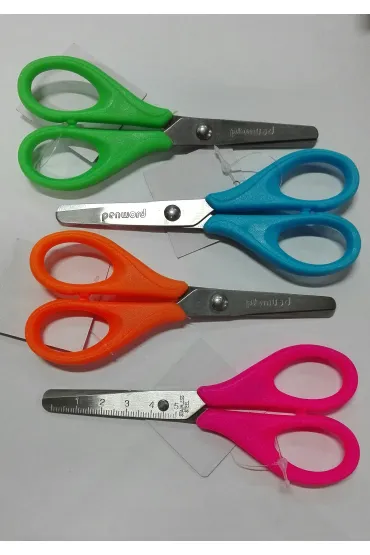 Nożyczki szkolne z miarką