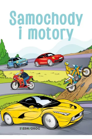 Samochody i motory - kolorowanka edukacyjna