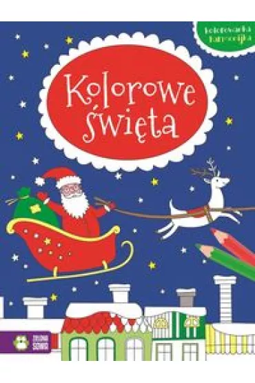 Książka Kolorowanka harmonijka Kolorowe święta