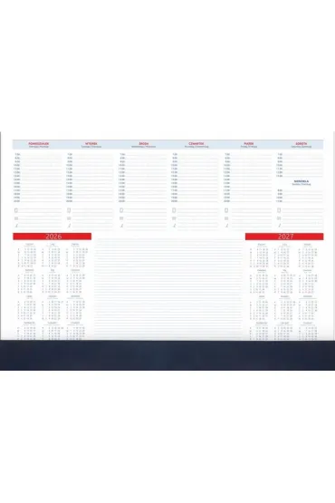 Kalendarz 2026 Biuwar B3 z listwą