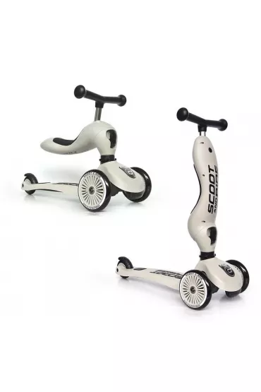 Highwaykick 1 2w1 Jeździk i hulajnoga trójkołowa 1-5 lat Ash