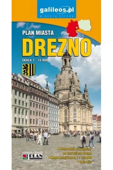 Plan miasta - Drezno 1:12 000