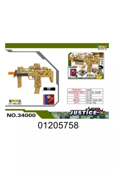 Karabin na baterie w pudełku 34000