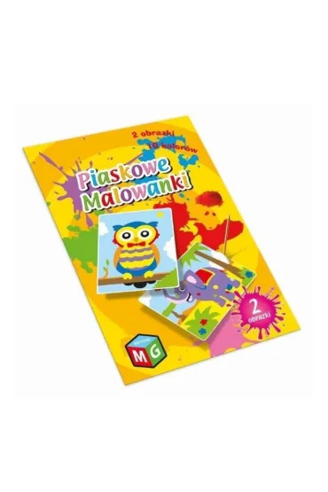 Piaskowe malowanki Sowa i słoń