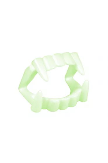 Ozdoba Hallowen Sczęka Wampira fluo