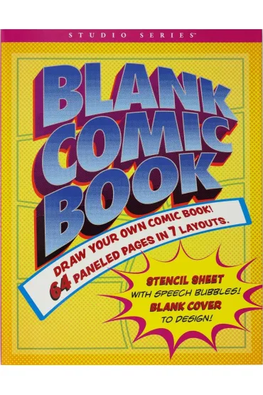 Pusty komiks Szablon z kadrami