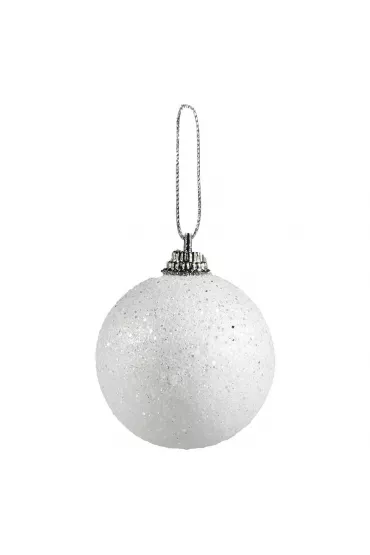 Ozdoba świąteczna bombki brokatowe