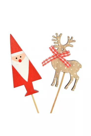Ozdoba świąteczna Mikołaj/Renifer na piku