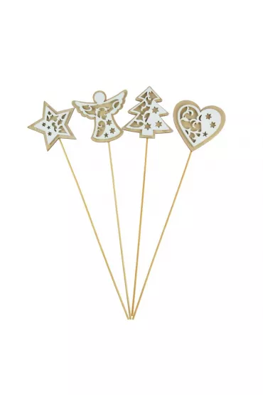 Ozdoba świąteczna na piku mix wzorów BN7379