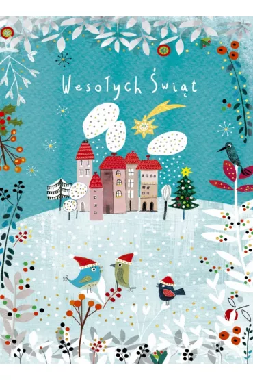 Kartka B6 Boże Narodzenie Mróz
