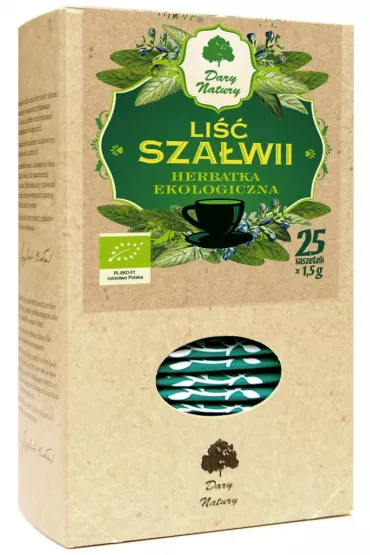 Herbatka liść szałwii