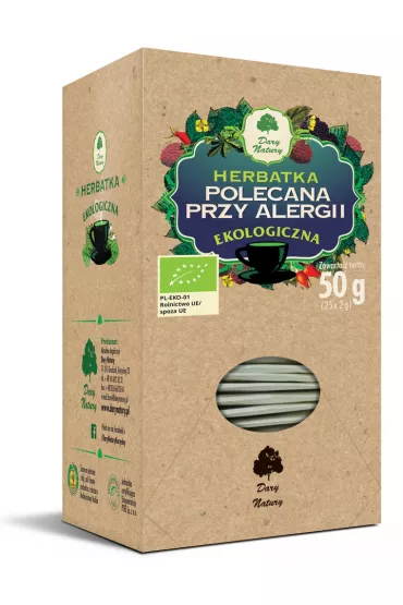 Herbatka polecana przy alergii