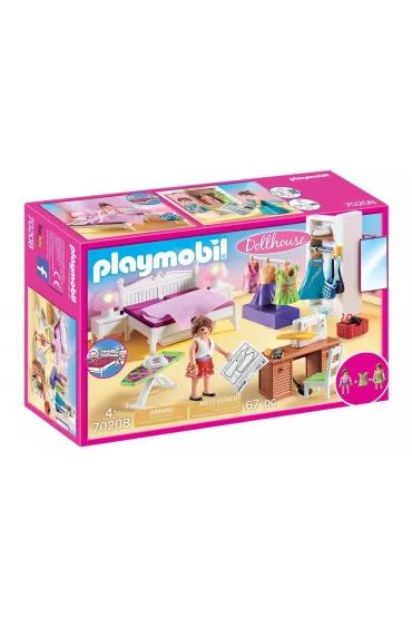 Playmobil Dollhouse Sypialnia z kącikiem do szycia 70208
