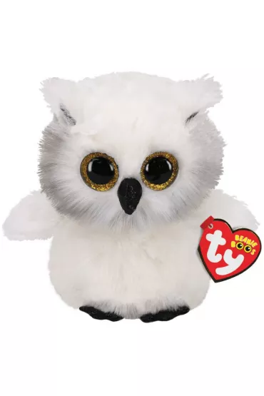 Beanie Boss Austin - biała Sowa 24cm