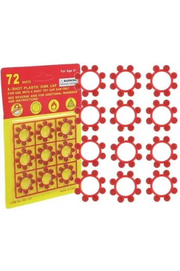 Kapiszony spłonka 8 strzałowe