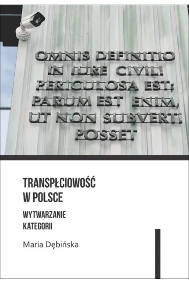 Transpłciowość w Polsce. Wytwarzanie kategorii