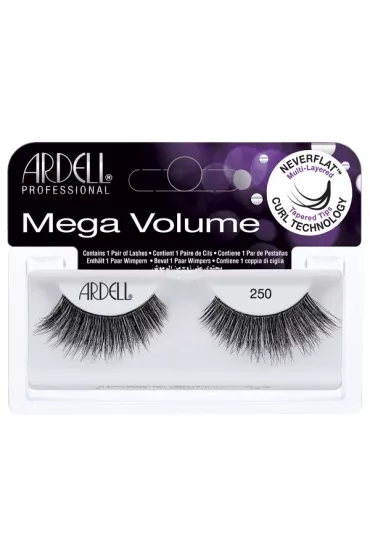 Mega Volume 250 sztuczne rzęsy Black