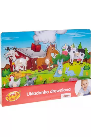 Układanka drewniana Farma