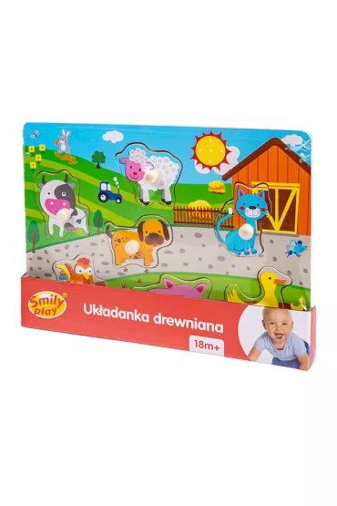 Układanka drewniana Zagroda