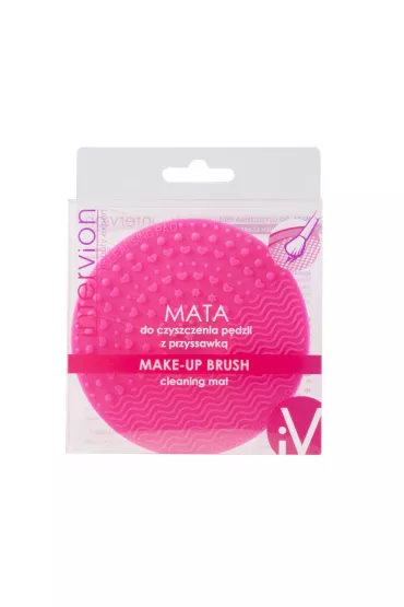 Make-Up Brush Cleaning Mat mata do czyszczenia pędzli z przyssawką