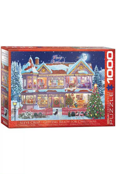 Puzzle 1000 el. Getting Ready Christmas