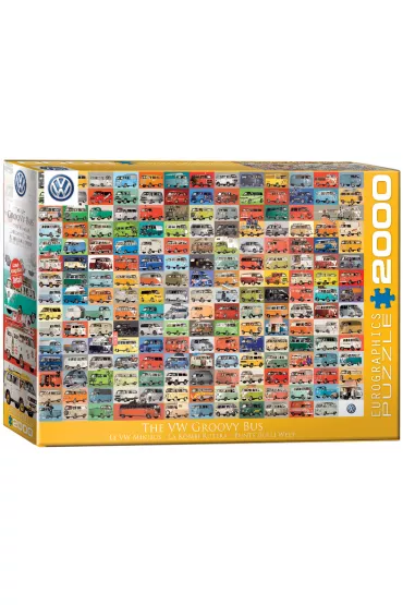 Puzzle 2000 el. The VW Groovy Bus