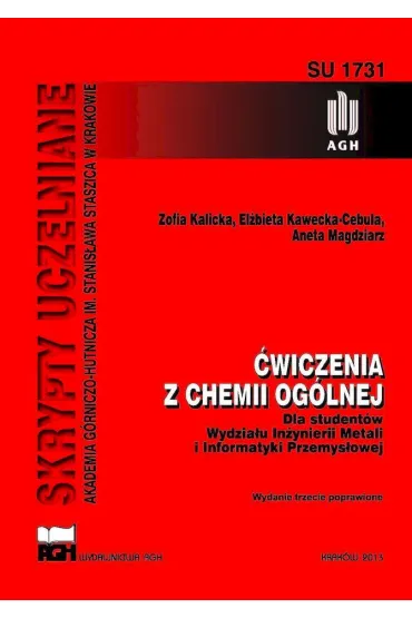 Ćwiczenia z chemii ogólnej dla studentów...