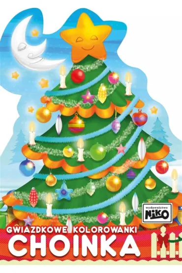 Gwiazdkowe kolorowanki. Choinka