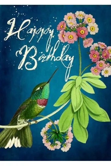 Karnet B6 z kopertą Urodziny Koliber