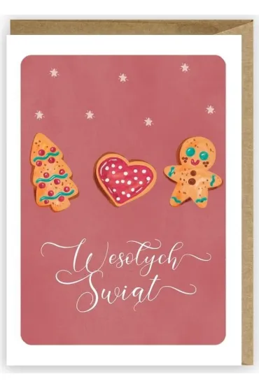 Kartka Boże Narodzenie + eko koperta