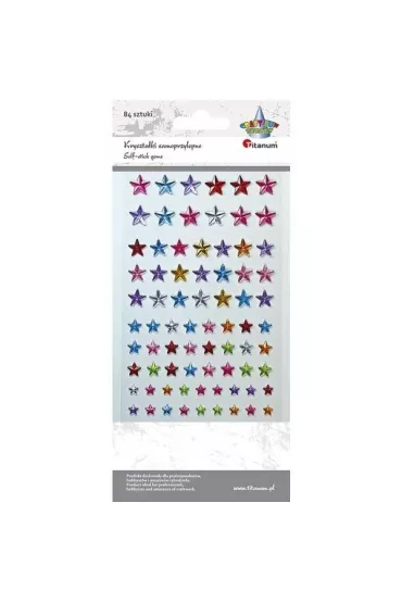Kryształki samoprzylepne Gwiazdki
