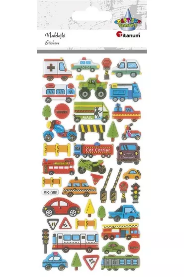 Naklejki wypukłe pojazdy mix