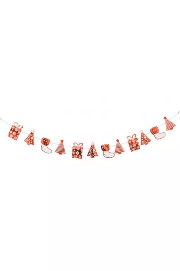 Świąteczna girlanda prezenty