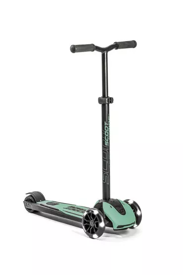 Hulajnoga trójkołowa balansowa ze świecącymi kółkami 5+ lat Forest