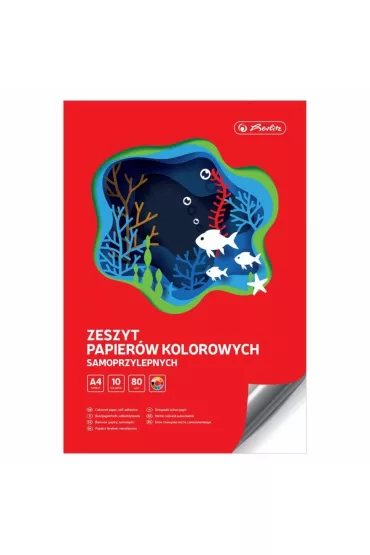 Papier kolorowy samoprzylepny A4