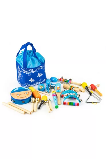 Zestaw muzyczny 16 instrumentów + torba