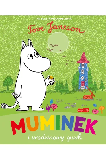 Muminek i urodzinowy guzik