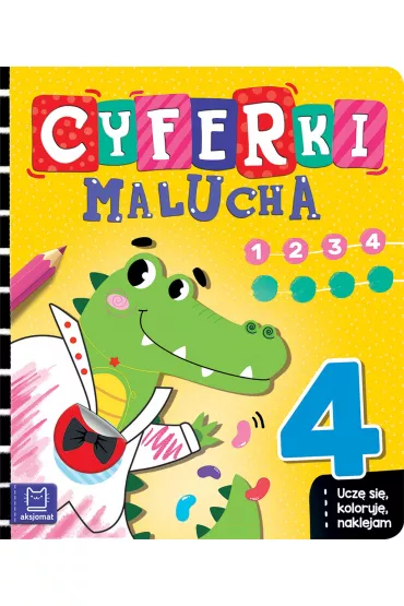 Uczę się, koloruję, naklejam. Cyferki malucha