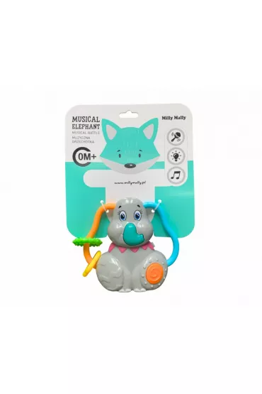 Grzechotka muzyczna Słonik 0889