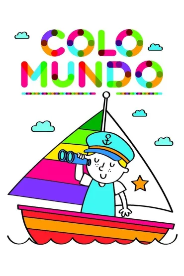 Colomundo z grubym obrysem Chłopiec w łódce