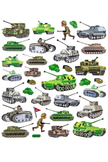 Naklejki papierowe - Czołgi