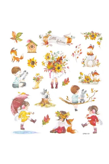 Naklejki papierowe - Mała jesień