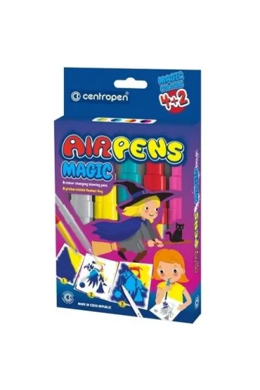 Flamastry dmuchane + 8 szbalonów