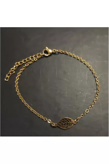 Bransoletka Liść 22 Cm